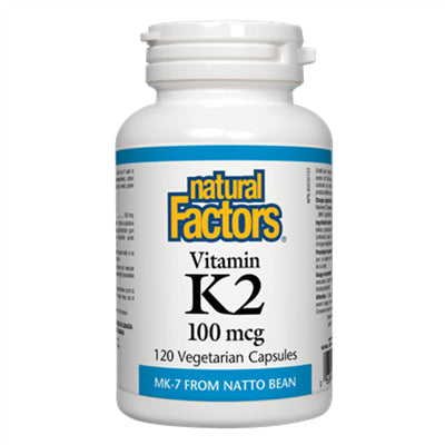 Natural Factors 維他命K2素食膠囊 100mcg 120粒