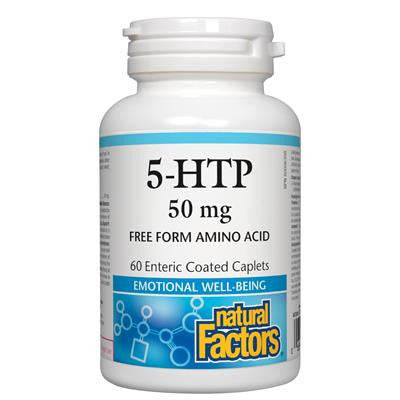 5-羥基色胺酸錠 50毫克 60锭 Natural Factors 5-HTP 50mg 60 Caplets