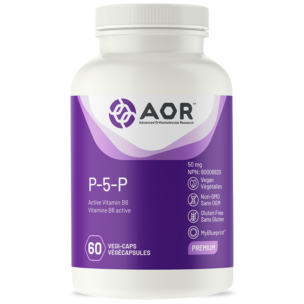 AOR 活性維生素B6 P-5-P素食膠囊 50毫克 60粒