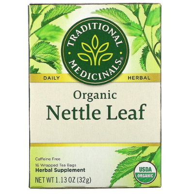 Traditional Medicinals - Organic Nettle Leaf Herbal Tea - 16 Tea Bags