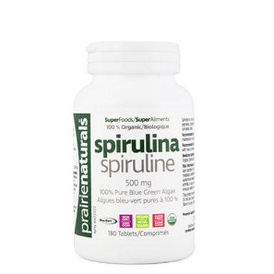 Prairie Naturals 有機螺旋藻 360 片