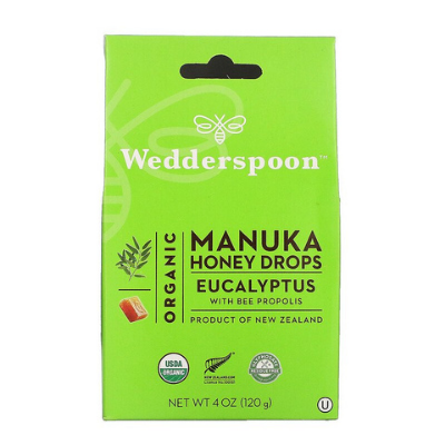 Wedderspoon 有機麥盧卡蜂蜜滴桉樹 120g