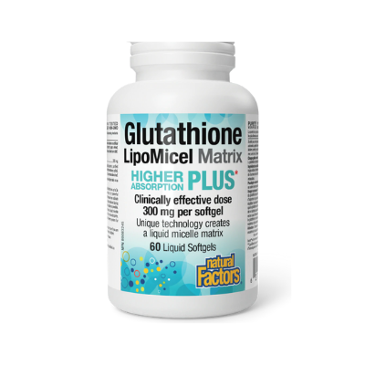 Natural Factors Glutathione LipoMicel Matrix 60 Softgels