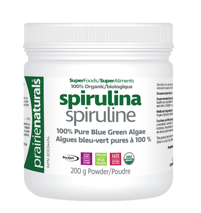 Prairie Naturals Organic Spirulina 200g