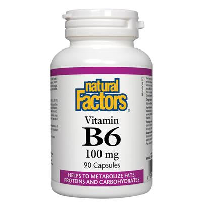 Natural Factors 維他命B6膠囊 100mg 90粒