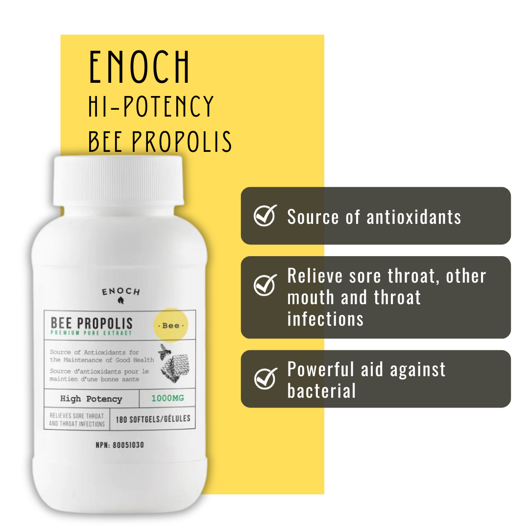 Enoch bee propolis, Flavonoids, Sore Throat, Immune, Extract