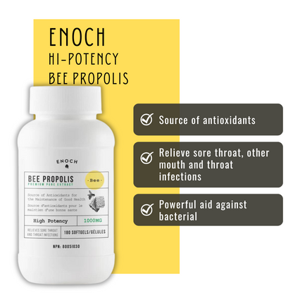 Enoch bee propolis, Flavonoids, Sore Throat, Immune, Extract