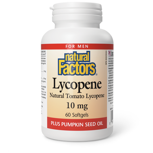 Natural Factors Lycopene 10mg 60 Softgels