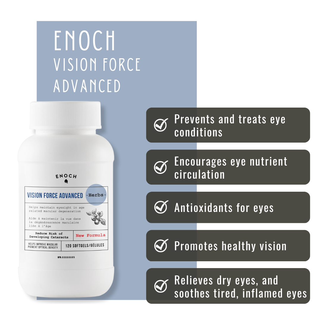 Eye Formula, Protects Eyes, Bluelight Blocker, Extra Strength, Enoch Vision force advanced, vision, healthy vision, health vision, protect your eyes