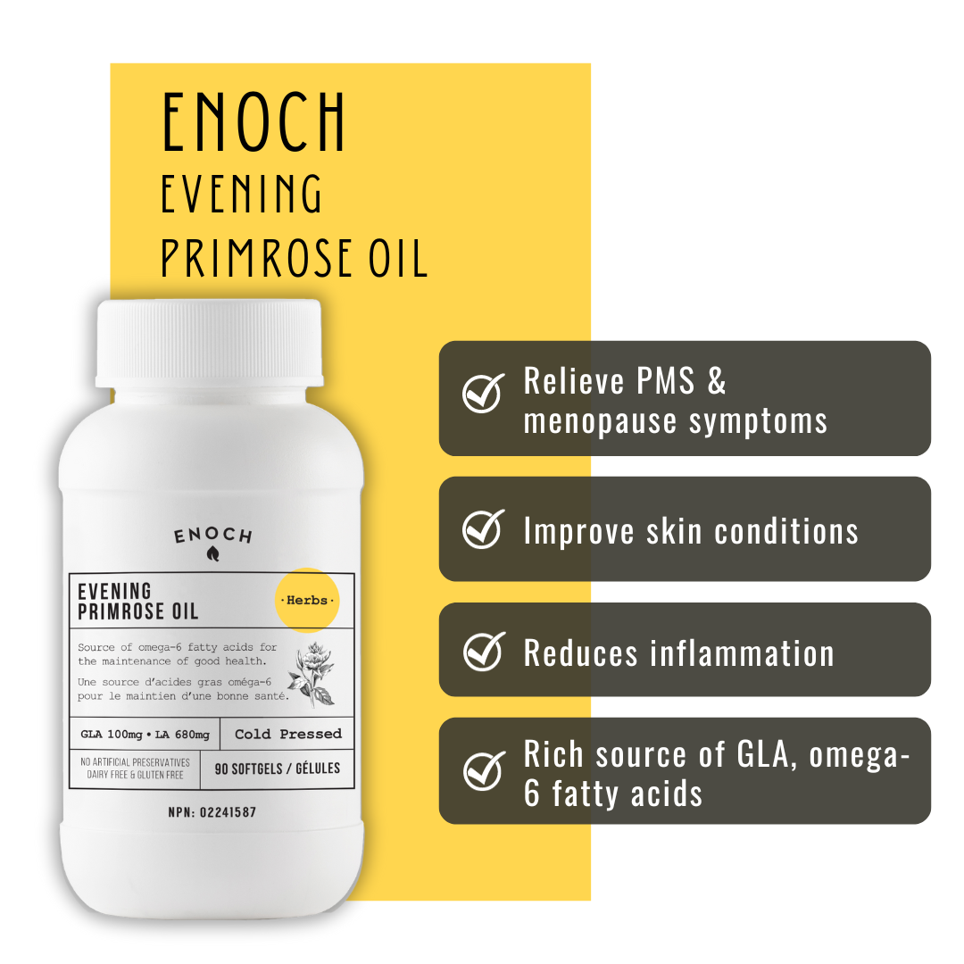 Omega 6, GLA, Anti-inflammatory, Skin, Enoch Evening Primrose Oil
