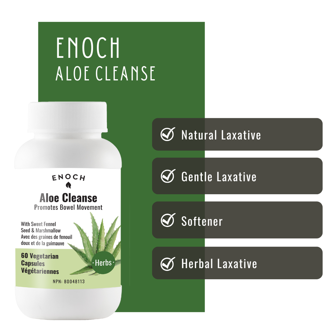 [It’s Back!] Enoch Aloe Cleanse Triple Strength 60 Vegetarian Capsules