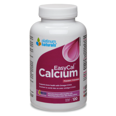 Platinum Naturals Prenatal EasyCal Calcium 120 Softgels