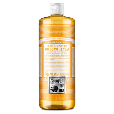 Dr. Bronner's Citrus Pure-Castile Liquid Soap 946ml