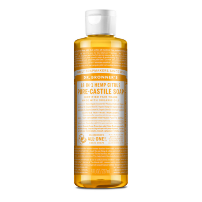 Dr. Bronner's Citrus Pure-Castile Liquid Soap 237ml