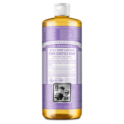 Dr. Bronner's Lavender Pure-Castile Liquid Soap 946ml
