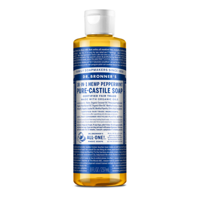 Dr. Bronner's Peppermint Pure-Castile Liquid Soap 237ml