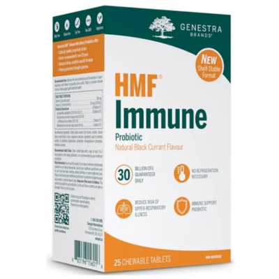 Genestra HMF 免疫配方益生菌咀嚼片 300 億 CFU 25 粒