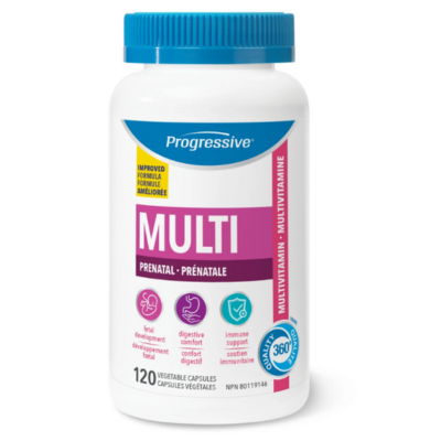 Progressive Multivitamin Prenatal 120 Capsules