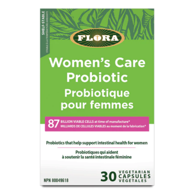 Flora 女性護理益生菌素食膠囊 30粒