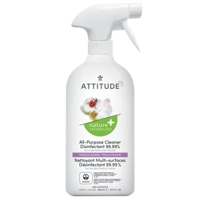 Attitude Disinfectant 99.9% Thyme & Lavender 800ml