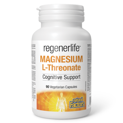 Natural Factors RegenerLife Magnesium L-Threonate 90 VCaps