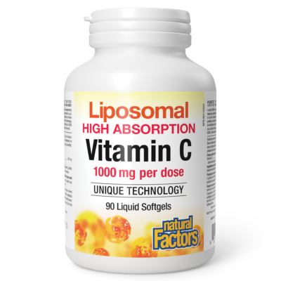 Natural Factors Liposomal Vitamin C 90 Softgels