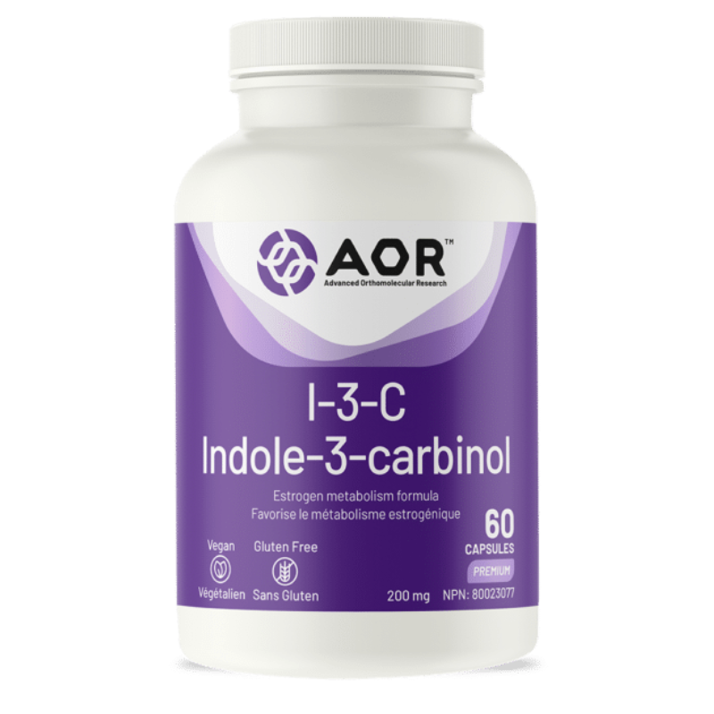 AOR 吲哚-3-甲醇(I3C)素食膠囊 200毫克 60粒