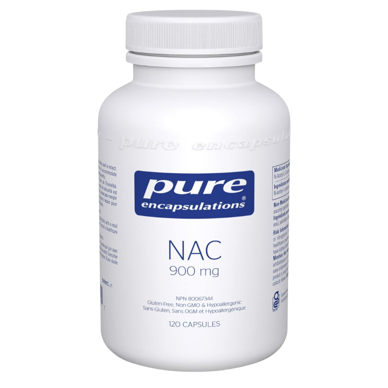 Pure Encapsulation NAC 乙醯半胱氨酸 900毫克 素食膠囊 120粒