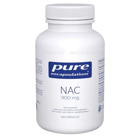 Pure Encapsulation NAC 乙醯半胱氨酸 900毫克 素食膠囊 120粒