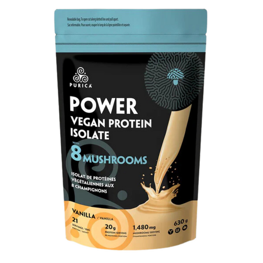 Purica Protein with 8 Mushrooms Vanilla 630g