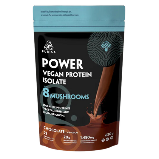 Purica Protein with 8 Mushrooms Chocolate 630g