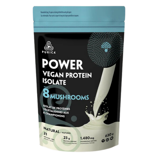 Purica Protein with 8 Mushrooms Natural 630g
