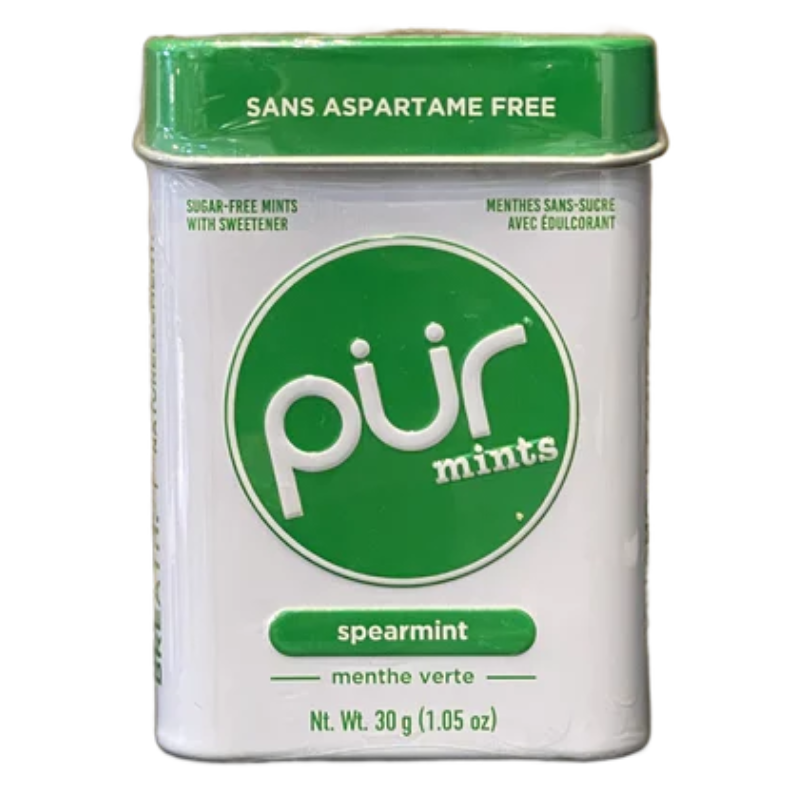 PUR Suger Free Spearmint MINT 30g Tin