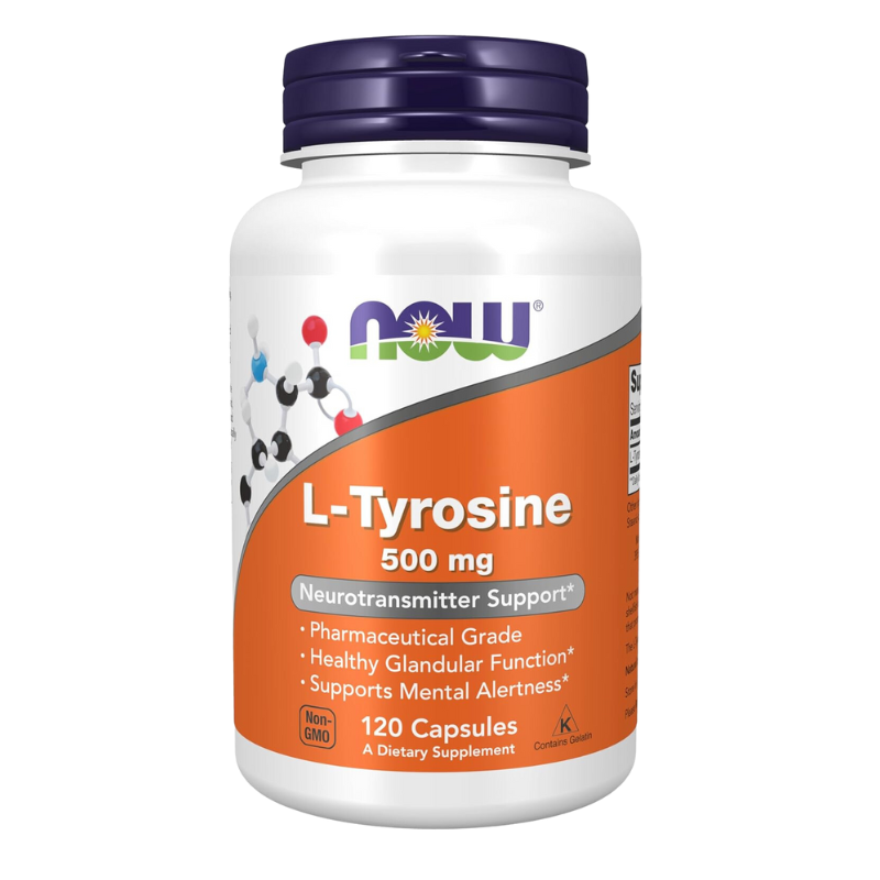 Now Foods L-Tyrosine 500 mg 120 capsules