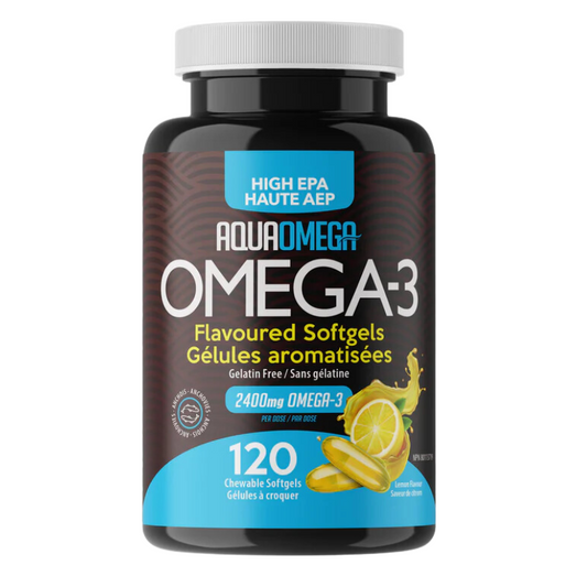 Aqua Omega 高 EPA Omega-3 檸檬口味 120粒