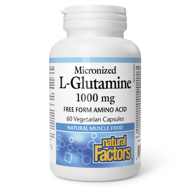 Natural Factors L-Glutamine 1000mg 60VCaps