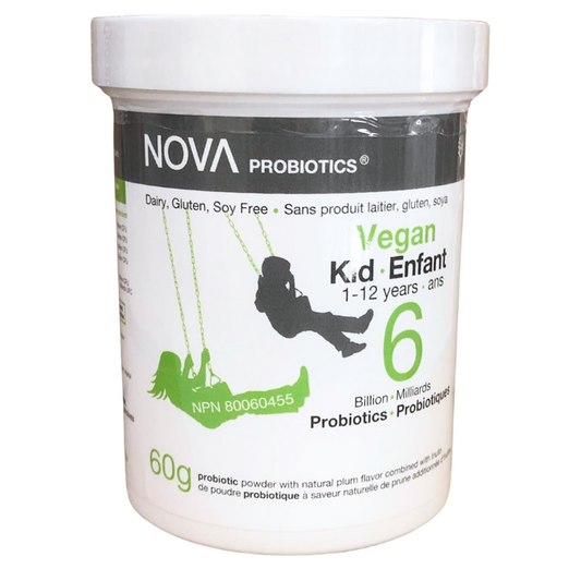兒童益生菌 60億 60克 Nova Vegan Kid Probiotic 6 Billion 1-12yrs 60g