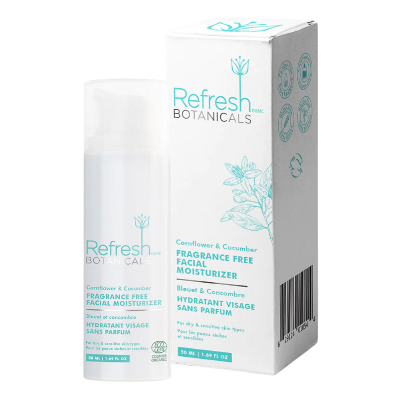 Refresh Botanicals Fragrance Free Hydrating Facial Moisturizer 50g