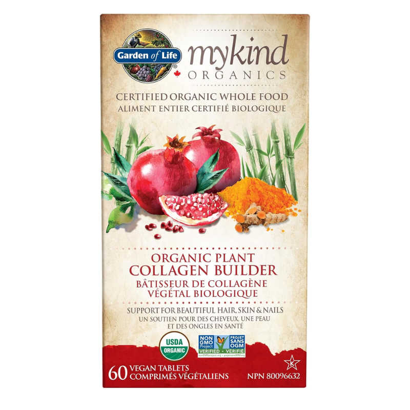 Garden of Life MyKind Organic Plant Collagen Builder 60 Vegan Tablets