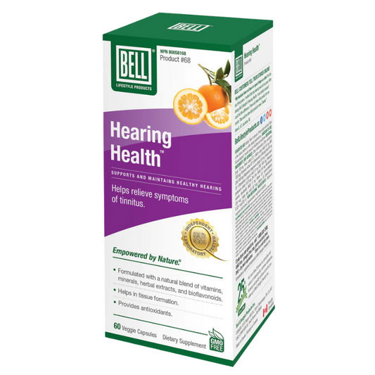Bell #68 Hearing Health 60 Veggie Capsules