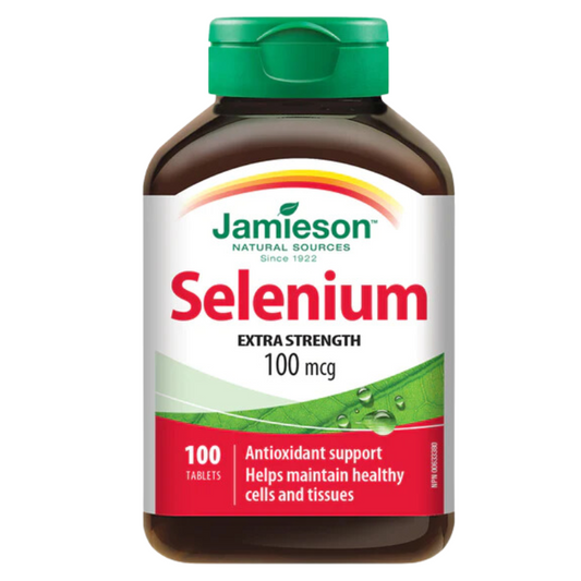 Jamieson Selenium Yeast 100 mcg 100 Tablets