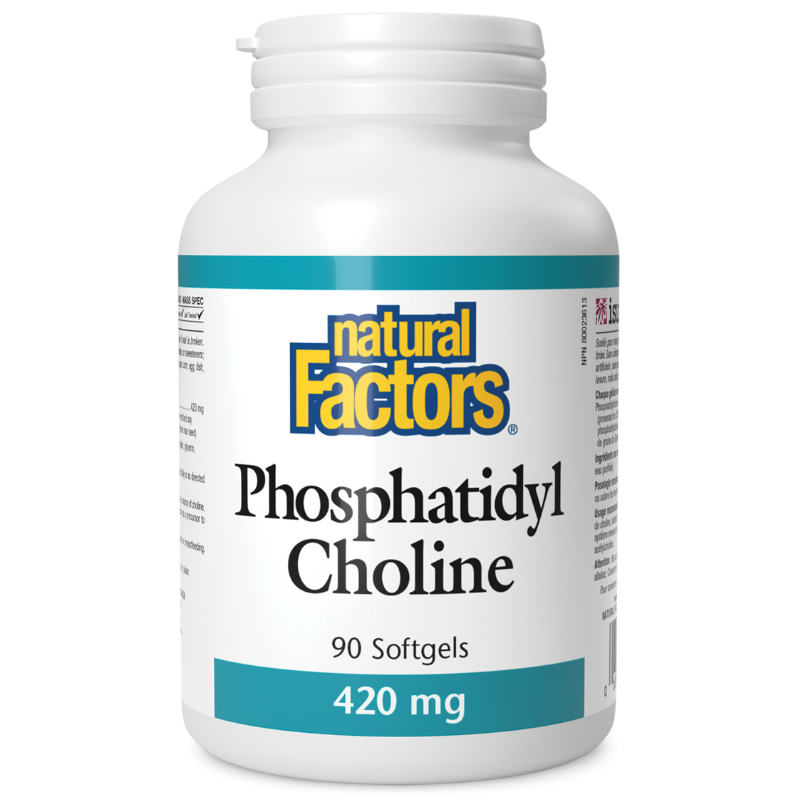 Natural Factors Phosphatidyl Choline (PC) 420 mg 90 Softgels