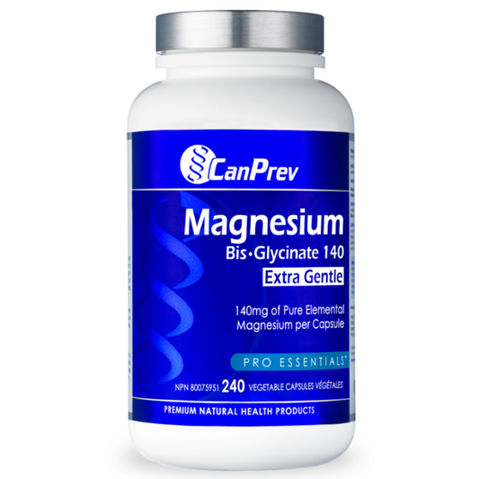 Canprev Extra Gentle Magnesium Bis-Glycinate 140mg 240 VCaps