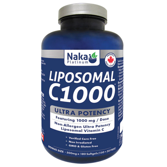 Naka Liposomal 脂質體維生素C1000軟膠囊 180粒