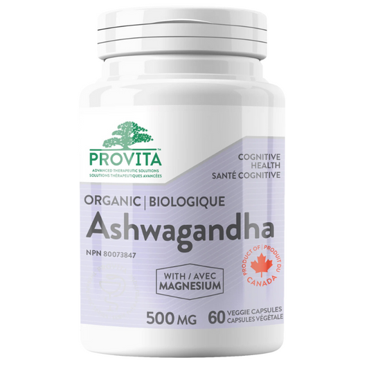 Provita Ashwagandha 500 mg 60 Veggie Capsules