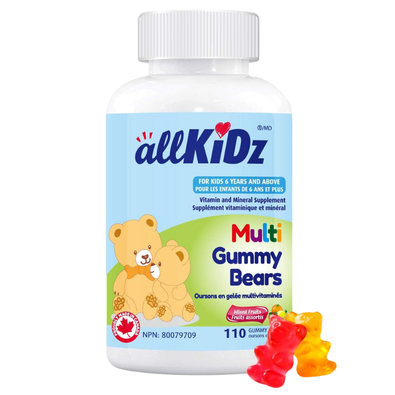 AllKidz Multi Gummy Bears 110 Gummies