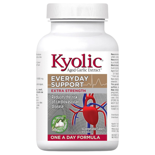 Kyolic Extra Strength 1000mg One A Day 60 Vegetable Tablets