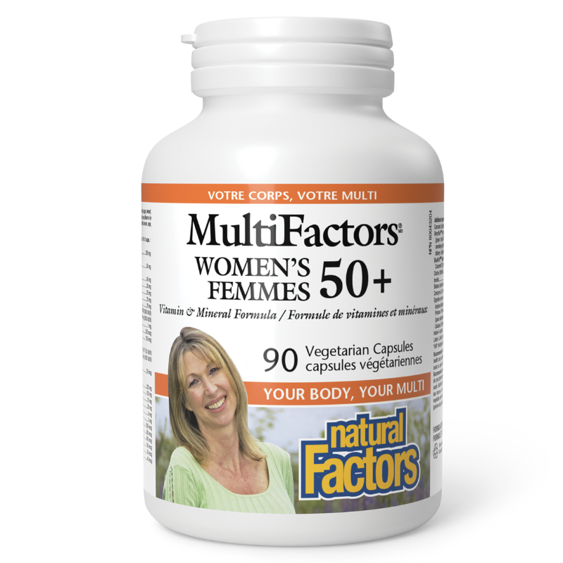 Natural Factors MultiFactors® Women's 50+ 90 Vcapsules