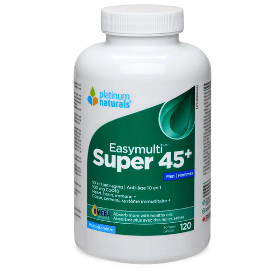Platinum Naturals Super Easymulti® 45+ for Men 120 Softgels
