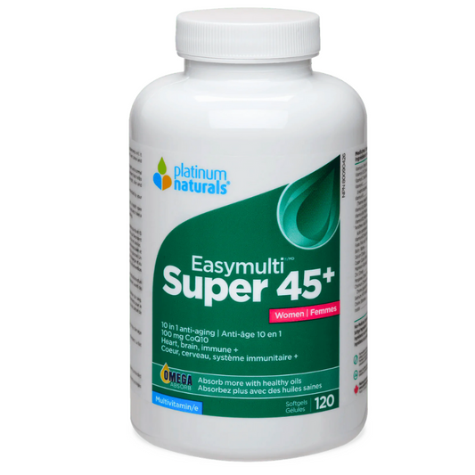 Platinum Naturals Super Easymulti® 45+ for Women 120 Softgels